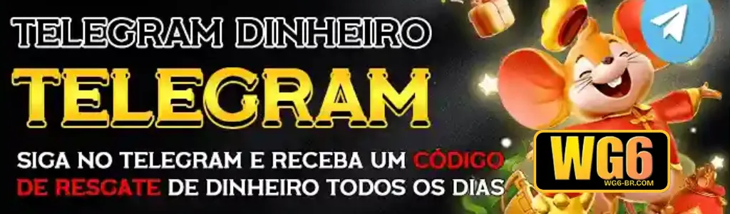 Siga o canal oficial do Telegram